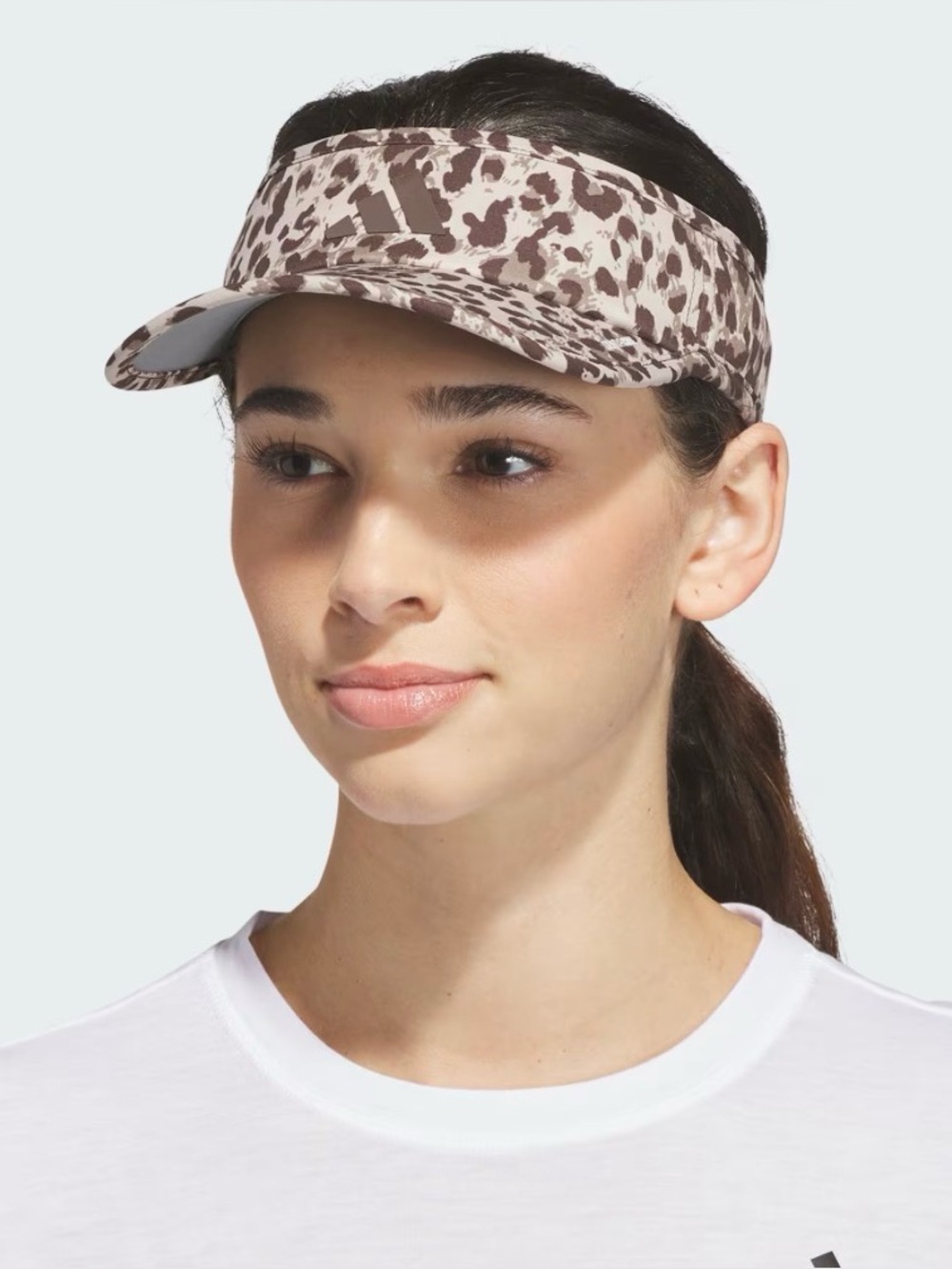 NWT ADIDAS WOMEN'S SUPERLITE 3 LEOPARD PRINT VISOR